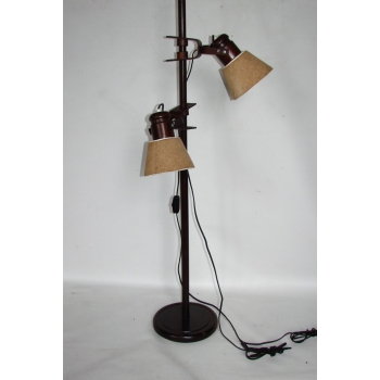 Szwedzka lampa podłogowa, GB Solbackens Svarveri, lata 70