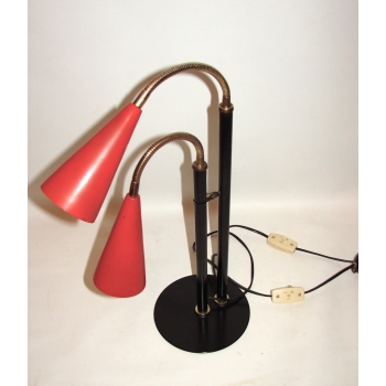 Minimalistyczna lampa biurkowa, lata 70.