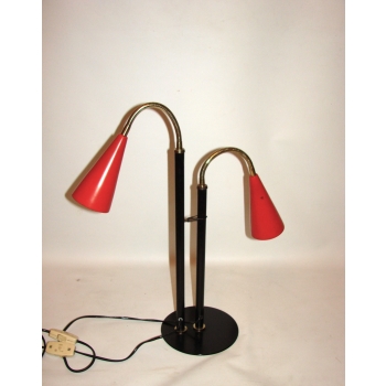 Minimalistyczna lampa biurkowa, lata 70.