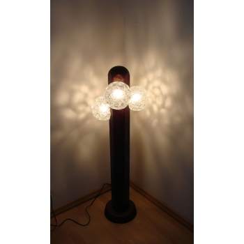 Lampa podłogowa Hustadt Leuchten z lat 70. – widok z przodu