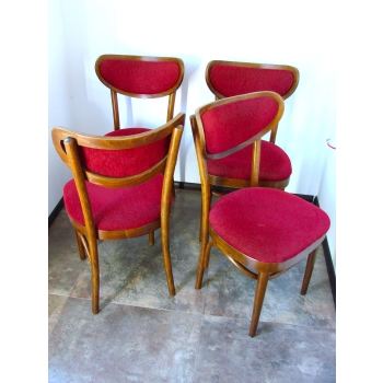 Detal konstrukcji i siedziska krzesła Thonet Radomsko