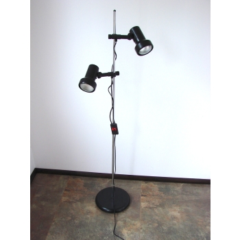 Lampa vintage Miwi z ruchomym kloszem i dwoma źródłami światła