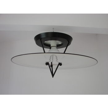 Stylowa lampa wisząca w stylu retro – włoski design lat 80.