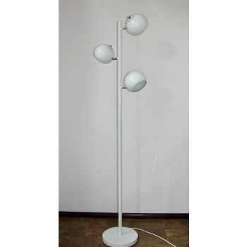 Metalowa lampa stojąca retro – 3 punkty świetlne