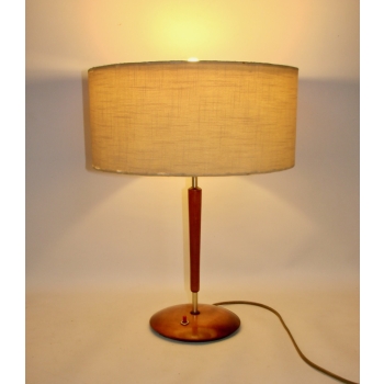 Duńska lampa stołowa vintage lata 60. – pełen widok na całość