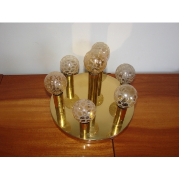 Designerska lampa retro Solken – 7 punktów świetlnych E14