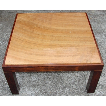 Kwadratowy stolik kawowy niemiecki z lat 70