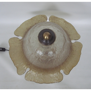 Formowany szklany klosz lampy Peill & Putzler – detal