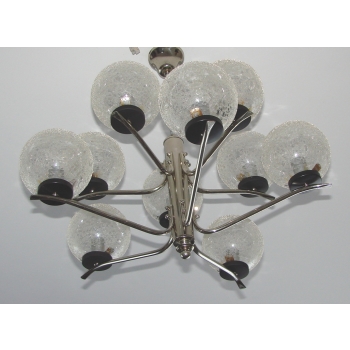 Żyrandol sufitowy lata 70 design retro