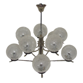 Żyrandol Modern stal chromowana styl vintage