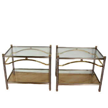 Komplet stolików Modern z lat 70