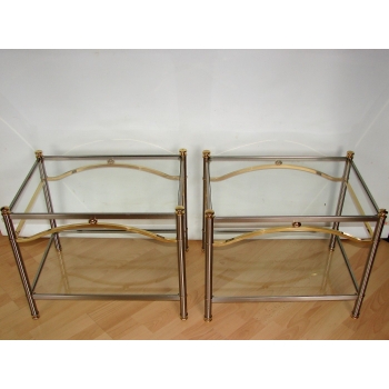 Metalowy stelaż stolików vintage