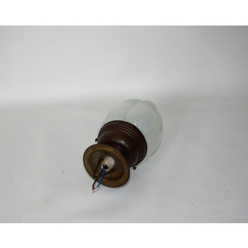 Lampa wisząca ze szklanym kloszem