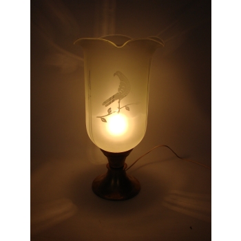 Lampa stołowa art déco retro