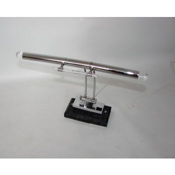 Lampka biurkowa vintage lata 80 z marmurową podstawą