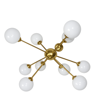 Lampa sufitowa Sputnik z 8 punktami świetlnymi E14