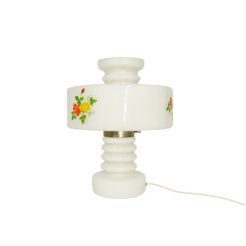 Polska lampa szklana Vitropol z lat 70. – widok całości