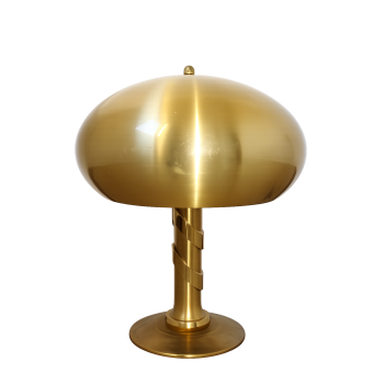 lampa grzybek złota vintage lata 70