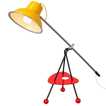Lampa podłogowa vintage Polska lata 60.