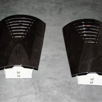 lampy ścienne vintage z lat 70 chrom