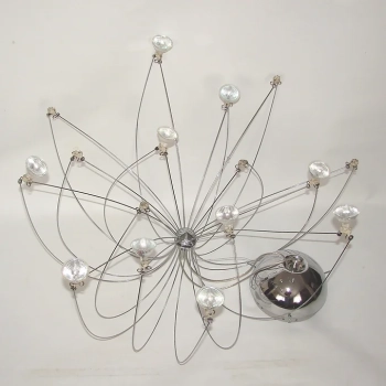 designerska lampa sufitowa 16 punktów światła