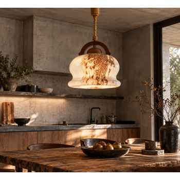 Lampa wisząca Murano lata 70.
